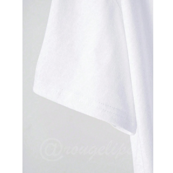 White Crew Neck Tee Shirt Printed Limoncello Lemon Graphic - Picture 4 of 10